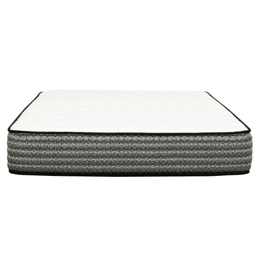 Premium 12" Queen Size Hybrid Mattress In A Box Soft Gel Memory Foam Top With Cooling Technology - Gray / White