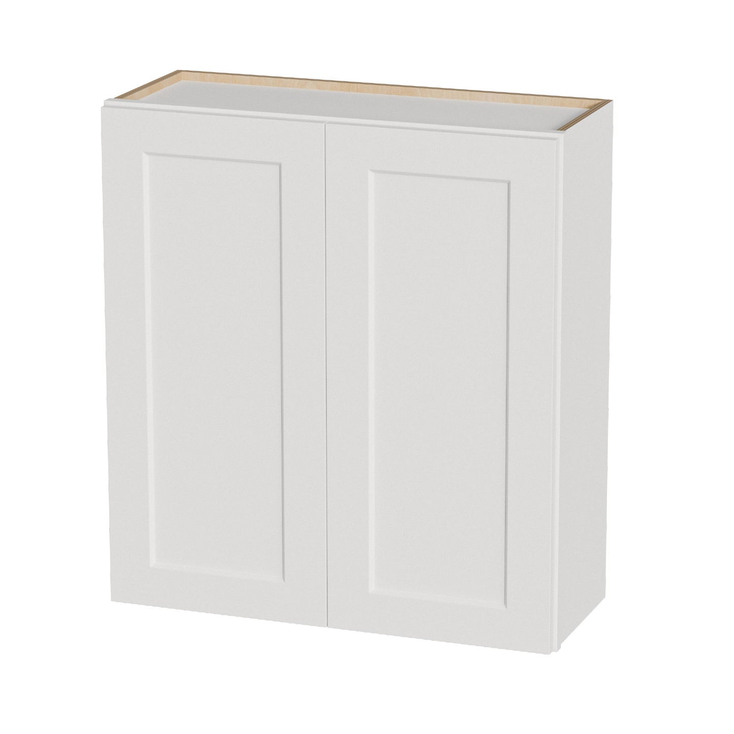 Shaker Wall Cabinet With Soft Close Hinges, Adjustable Shelves, Double Door