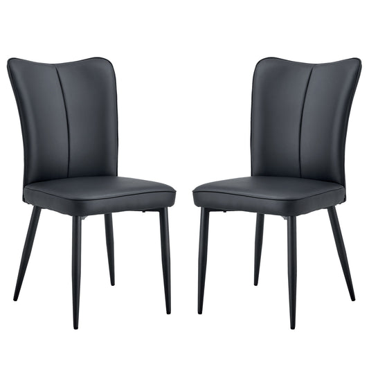 Minimalist Style Minimalist Dining Chairs With Metal Legs