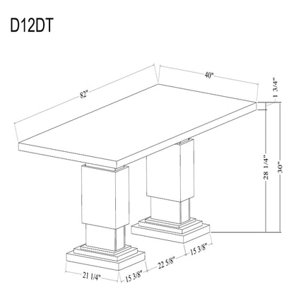 Stacey - Dining Table - Multicolor