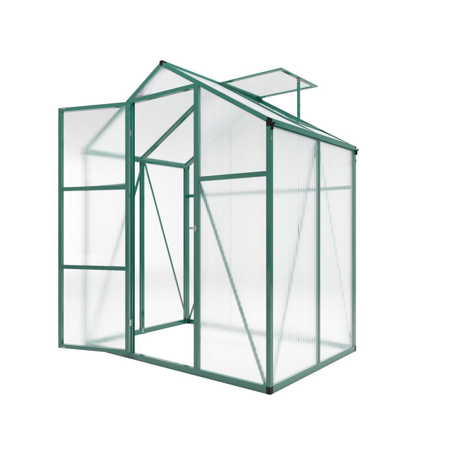 Polycarbonate Walk-In house, Raised Base For Outdoor In All Season