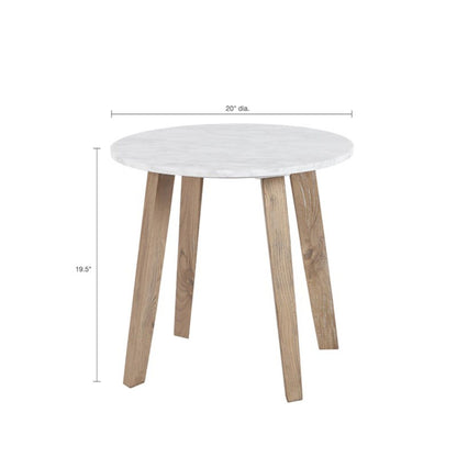 Milo - End Table - White