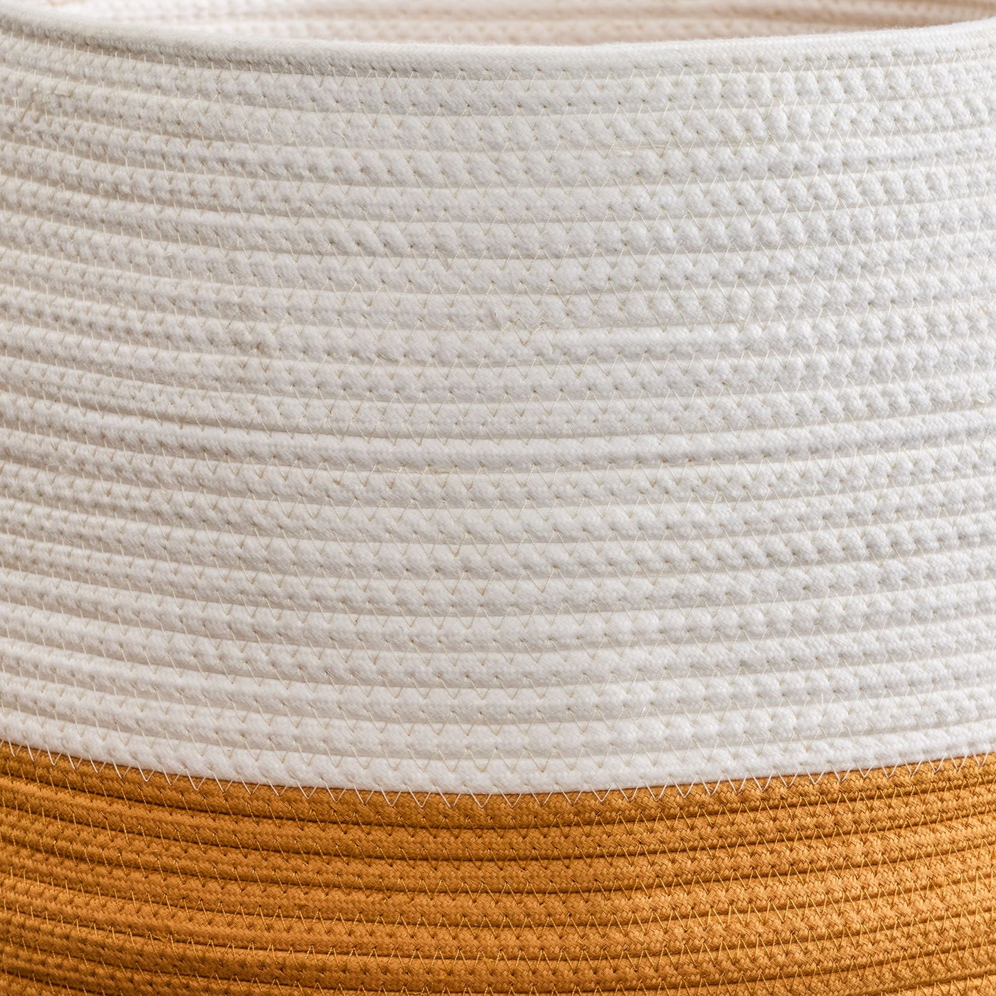 Francis - Cotton Round Laundry And Storage Basket