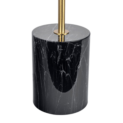 Nova - Hydro Table Lamp With On / Off Switch Double Lamp - Black / Gold / Marble