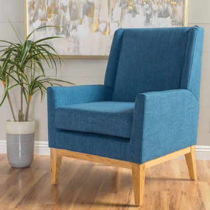 Modern Accent Chair With Padded Cushion Seat