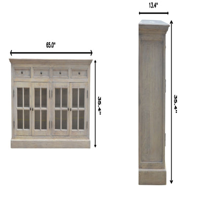 Acid - Glazed Sideboard - Gray