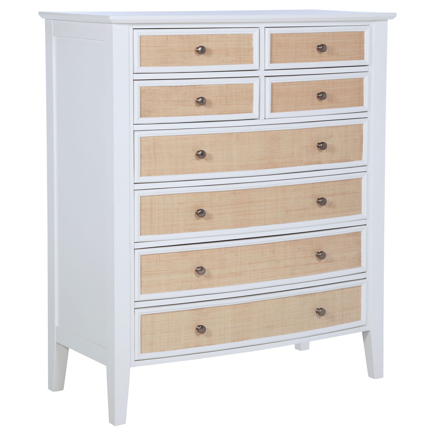 Talia - 8 Drawer Chest - White