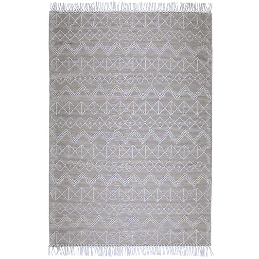 Orton - 6' X 9' Area Rug - Ivory / Taupe