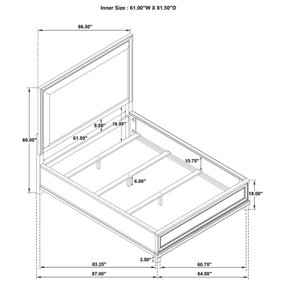Wedner - Panel Bed
