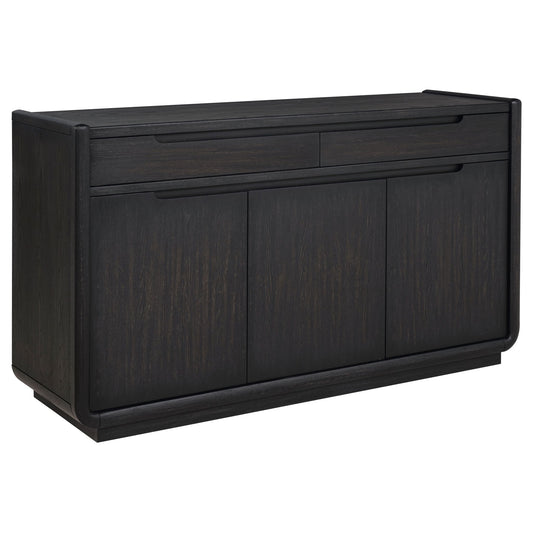 Bangor - 2 Drawer Dining Sideboard Server - Black