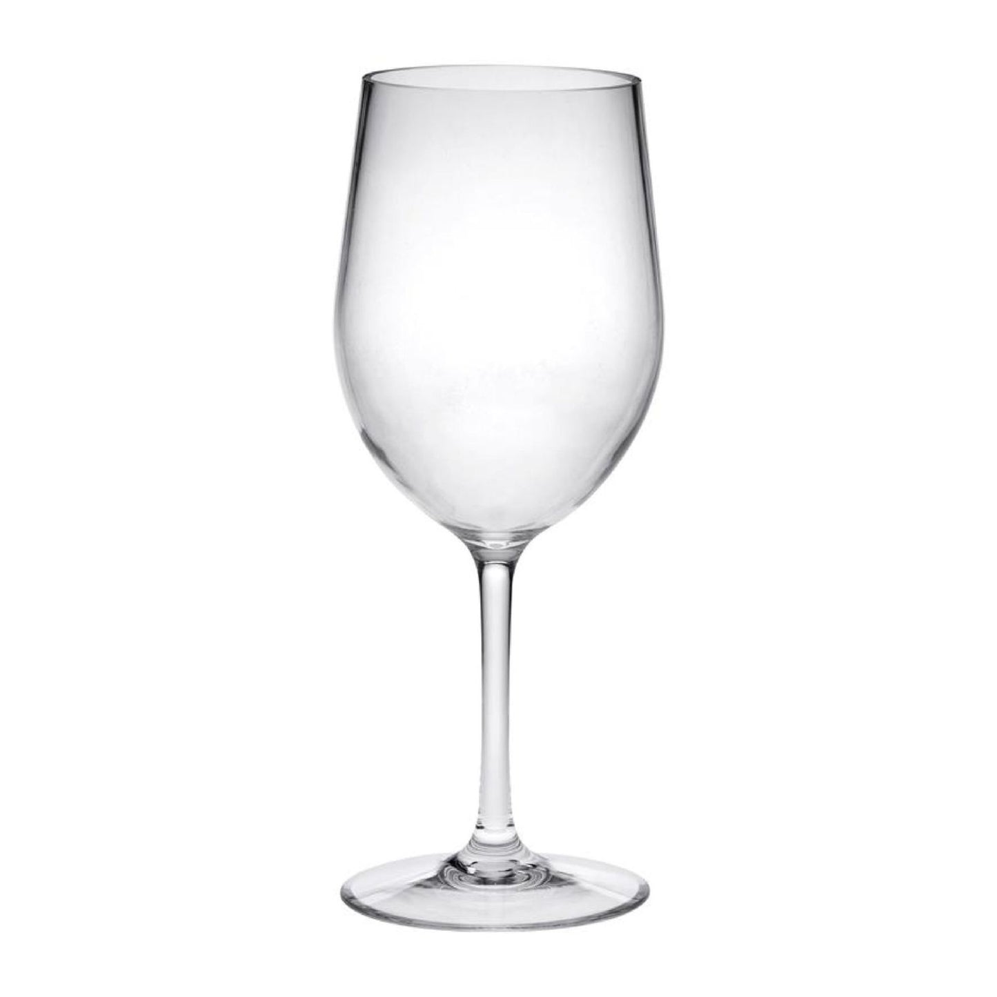 Leadingware Tritan Plastic Wine Glasses (Set of 4), Unbreakable, Bpa Free, 12Oz - Clear