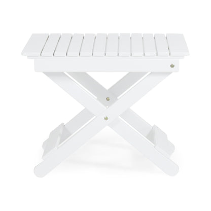 Outdoor Folding Wooden Side Table