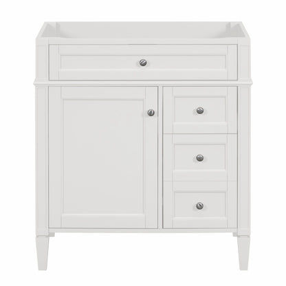 Bathroom Vanity With 2 Drawers And Tip-Out Drawer, Storage Cabinet
