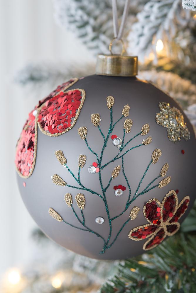 Glass Decorative Hanging Ball Christmas Tree Ornaments For Holiday Party Decorations