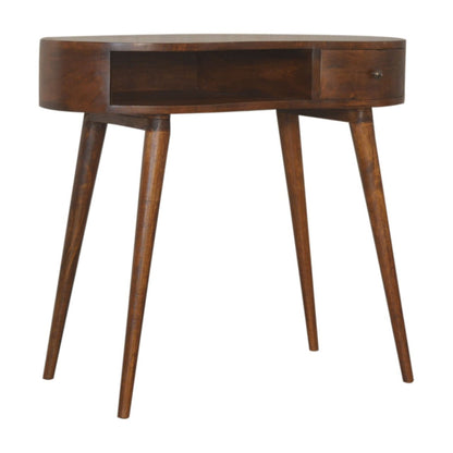 Rounded Writing Desk - Chestnut