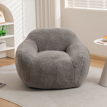Giant Bean Bag Chair, Spacious Memory Foam With Armrests