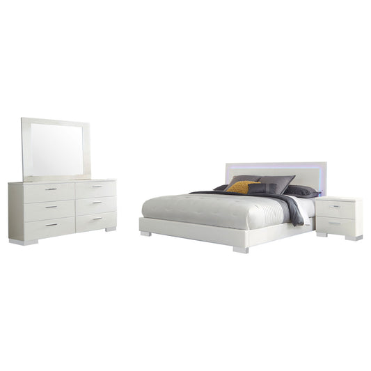 Dulcey - Bedroom Set & LED Lighting