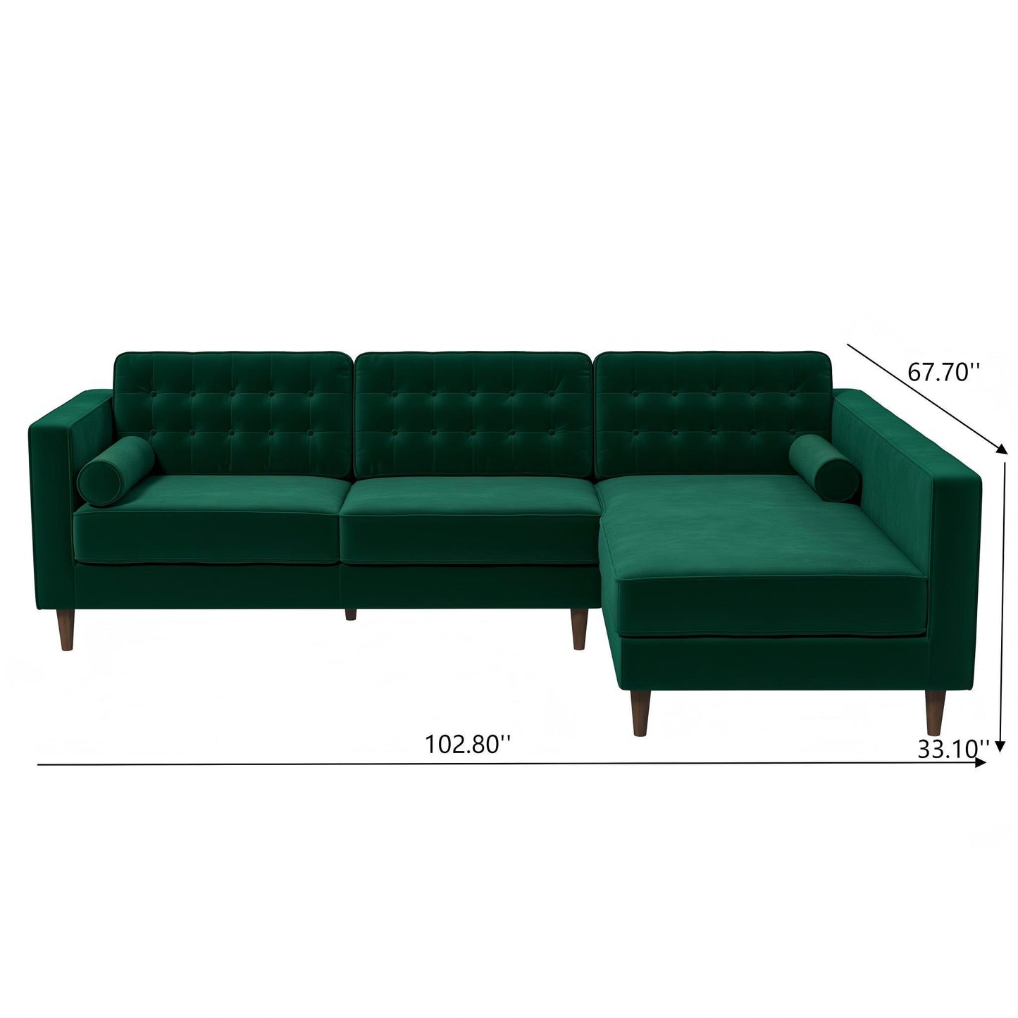 Christian - Mid-Century Modern Design Sectional Sofa