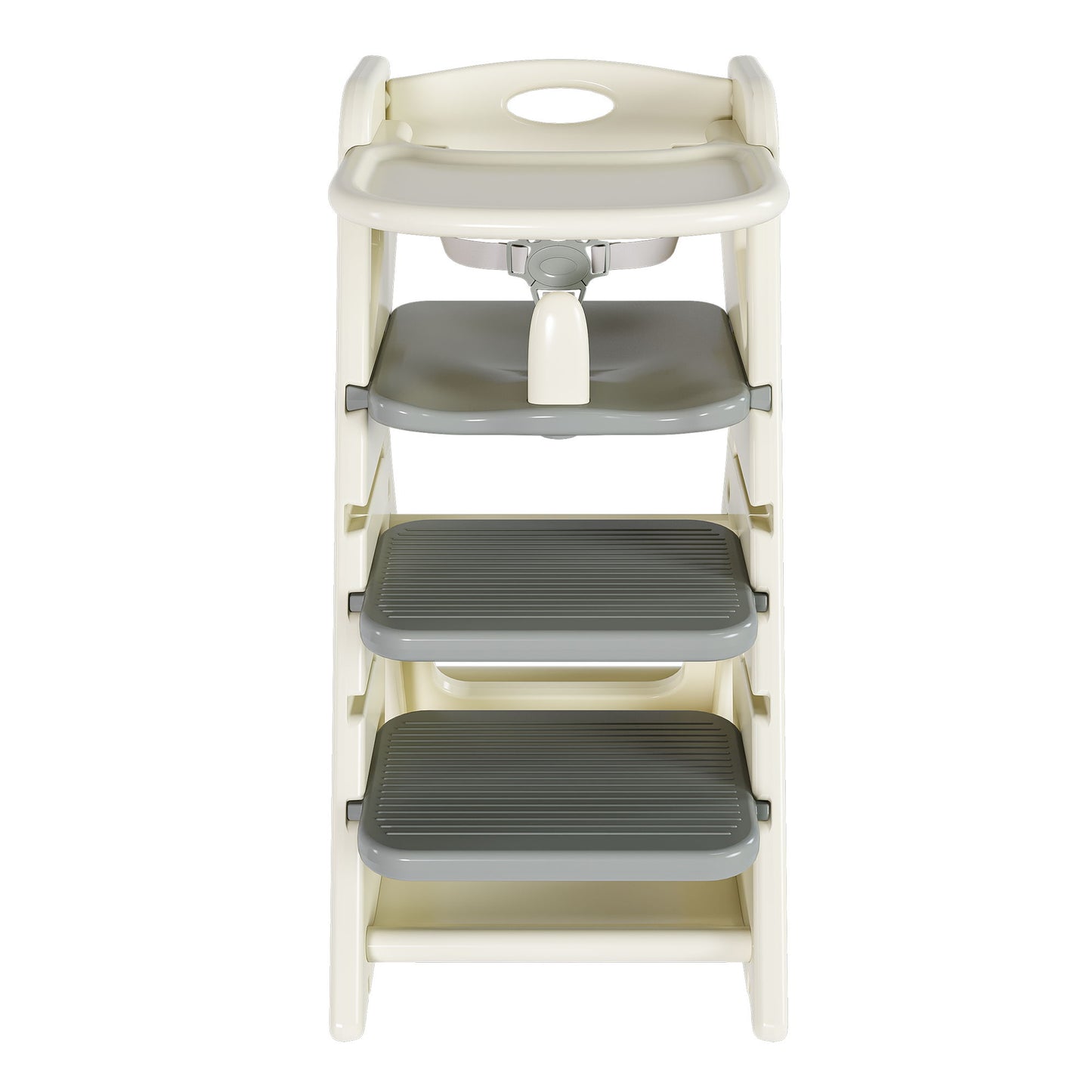 Multifunctional Growing Up Dining Chair With Adjustable Height And 5 Point Seat Belts
