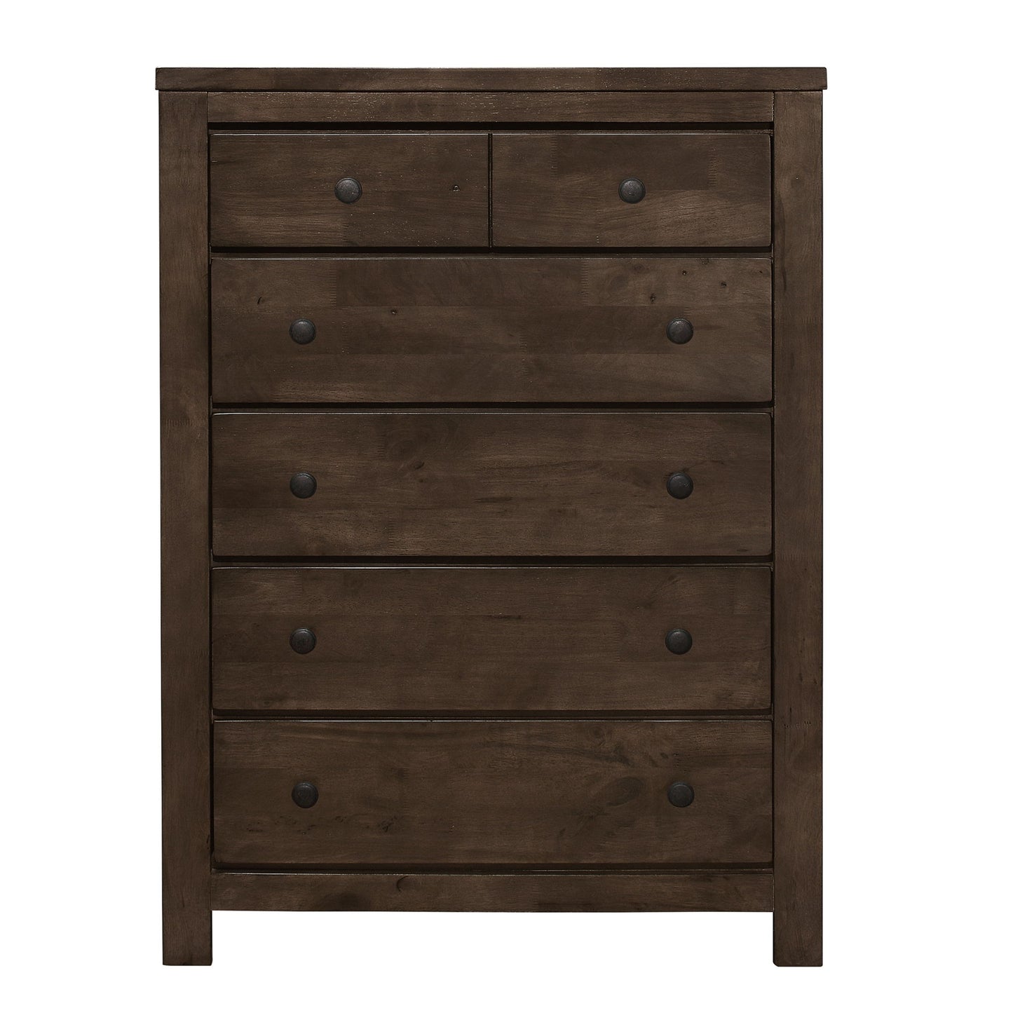5 Drawer Chest, 1 Piece - Brown