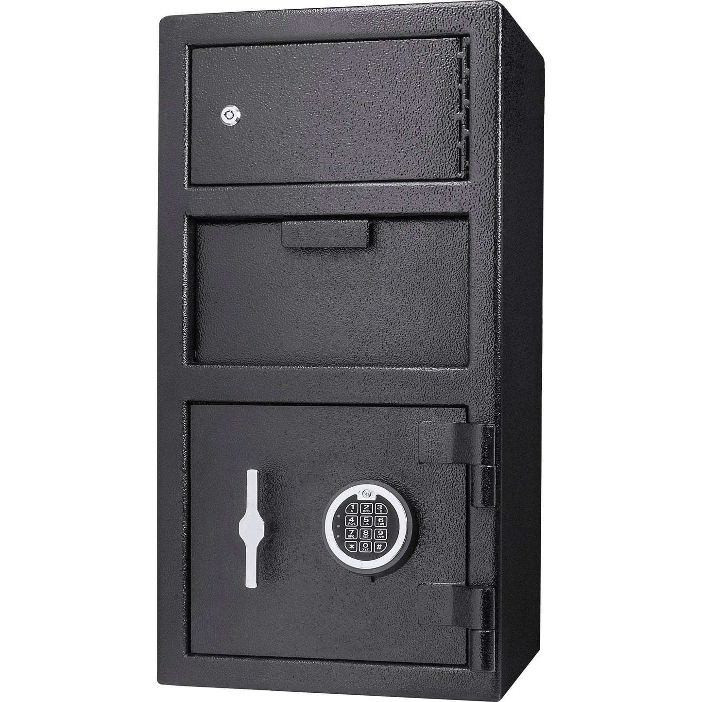 Large Locker Depository Safe With Digital Keypad 0 72 0 78 Cubic Ft - Black