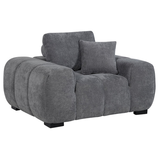Plather - Track Arm Accent Chair