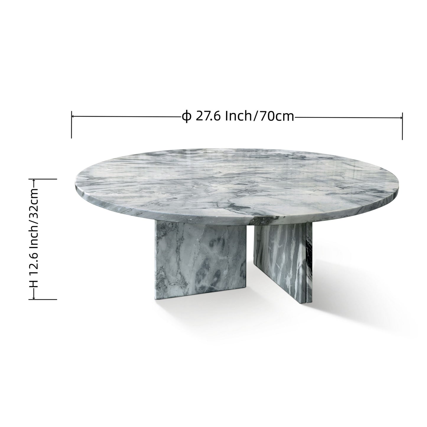 Luxury Coffee Table With Unique Veining, Unique Stone Design