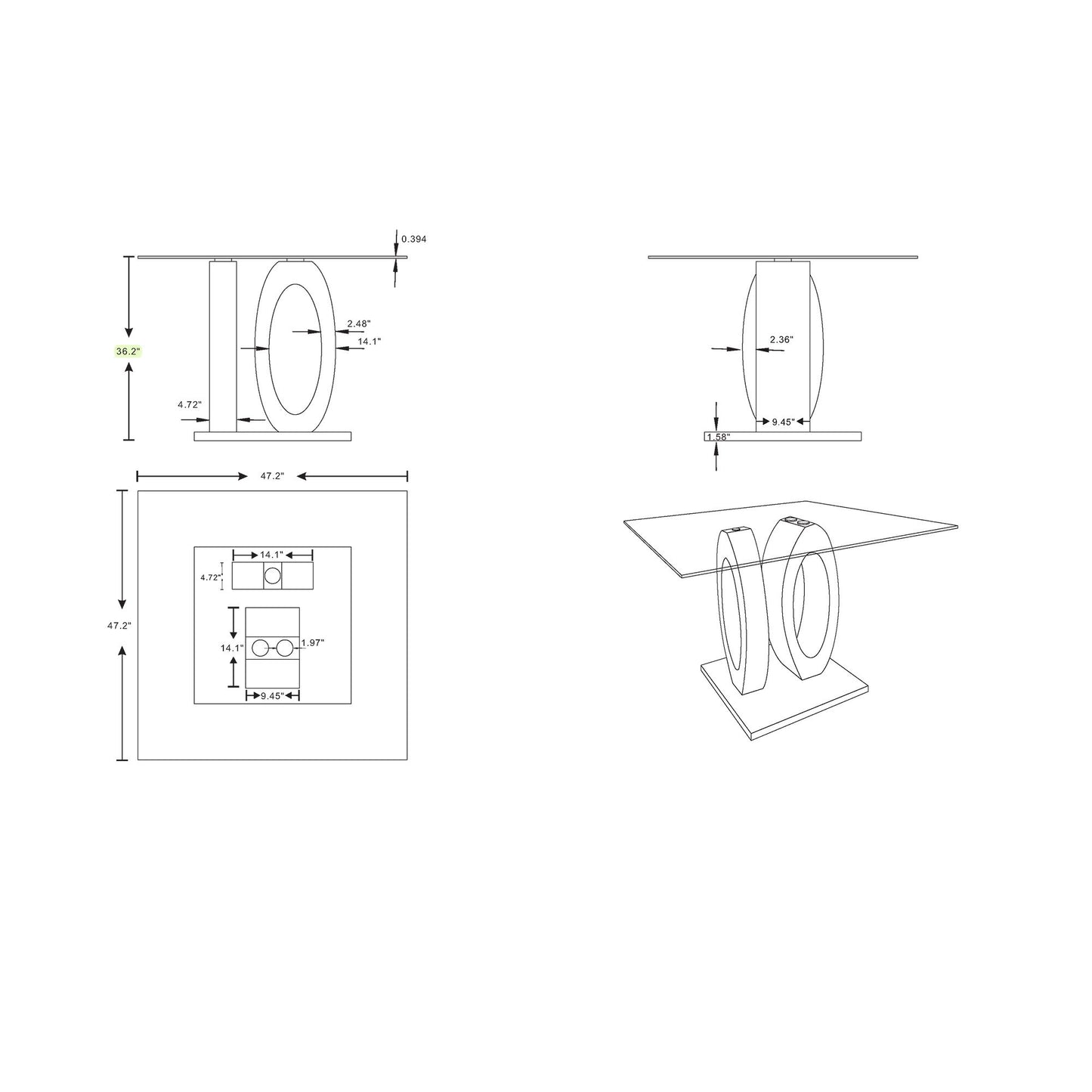 Royce - Dining Table Ecom