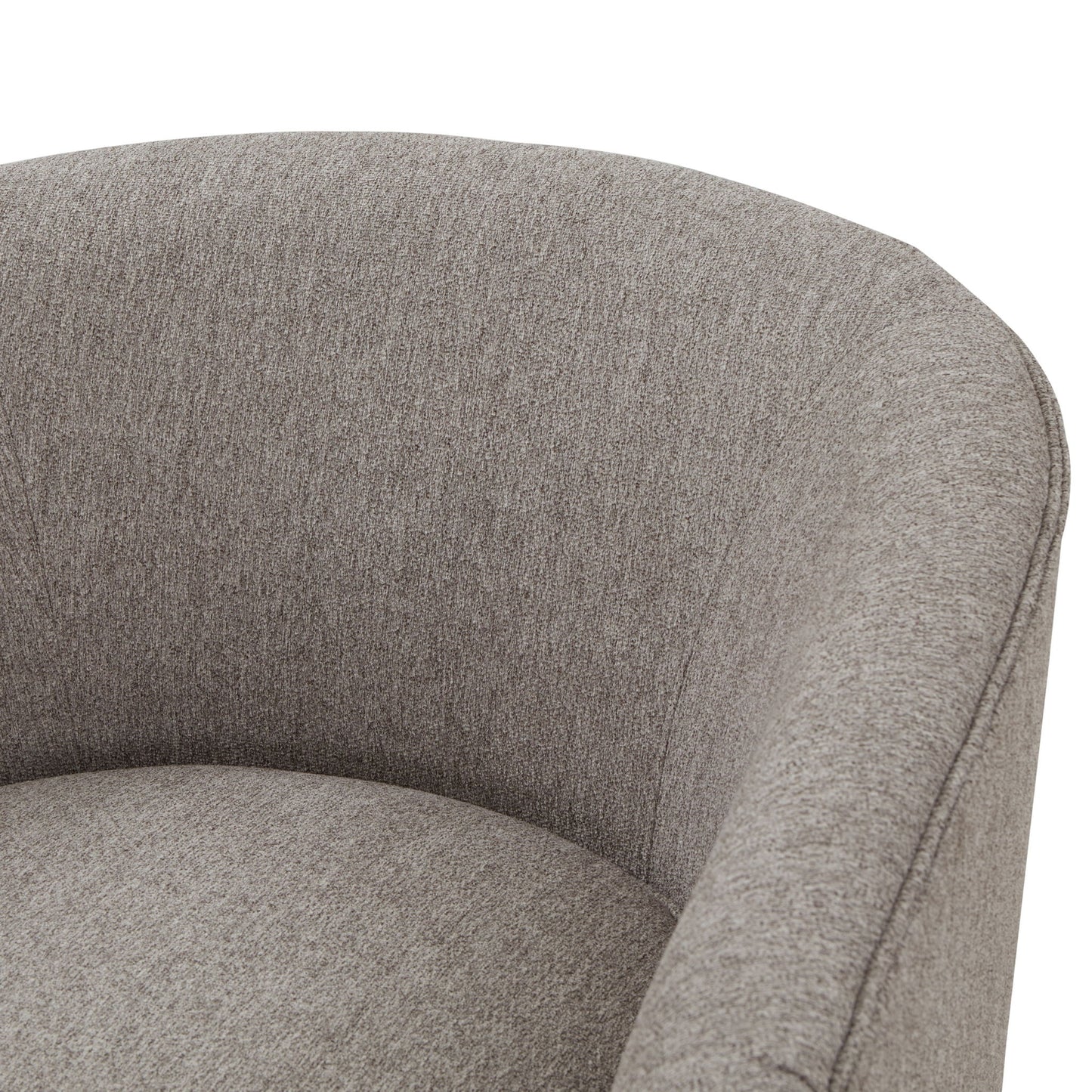 Miramar - Swivel Barrel Chair With Wooden Base