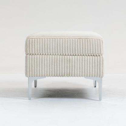 Modular Sectional Sofa Square Storage Ottoman