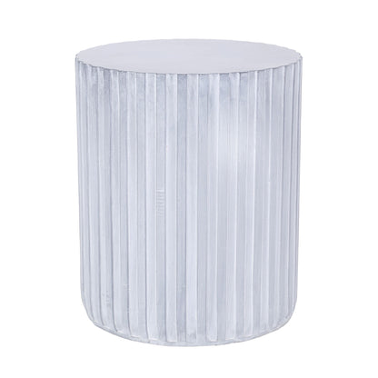 End Table, Outdoor - Light Blue