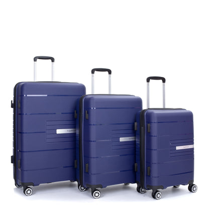 Hardshell Suitcase Double Spinner Wheels Luggage Sets, Lightweight With Tsa Lock, 3 Piece Set