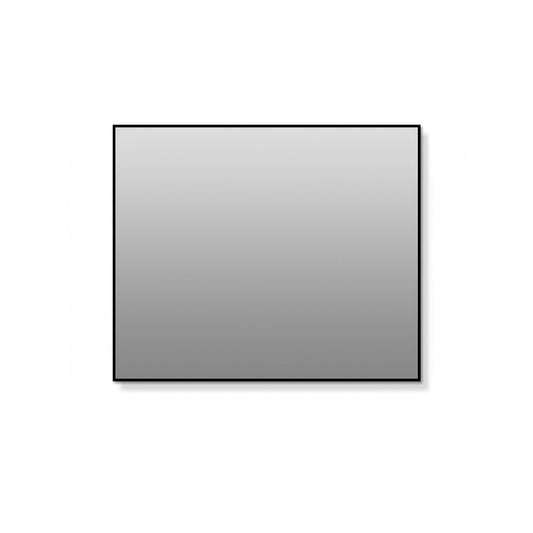 Rectangular Framed Bathroom Wall Mirror, Horizontal Or Vertical Mount