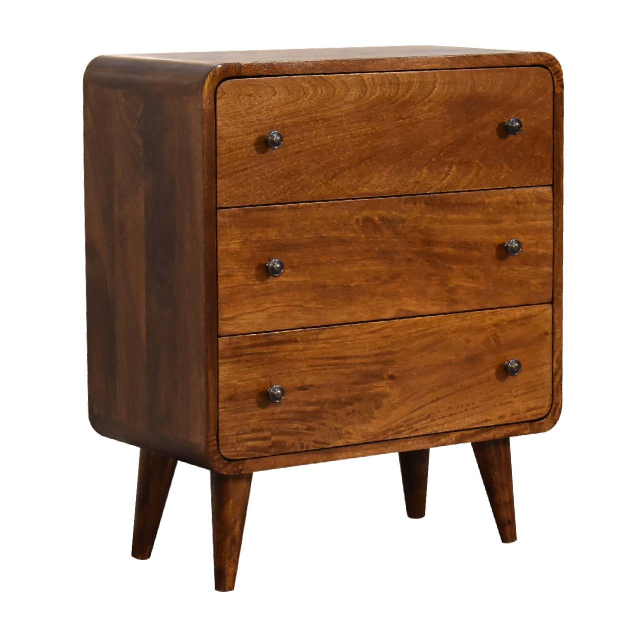 3 Drawer Mini Curved Chest