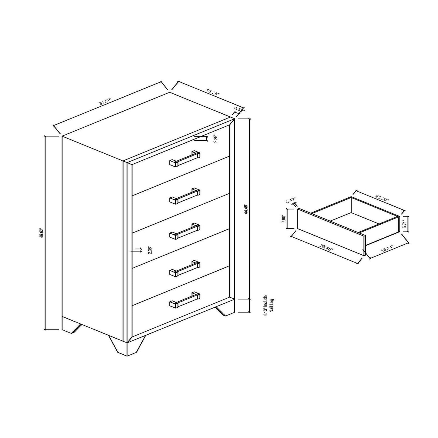 Omoda - Chest - White