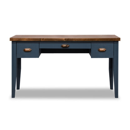 Nantucket - Writing Desk - Blue Denim, Whiskey