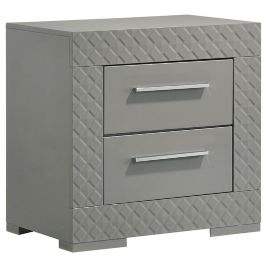 Pierce - 2 Drawer Nightstand, Bedside Table
