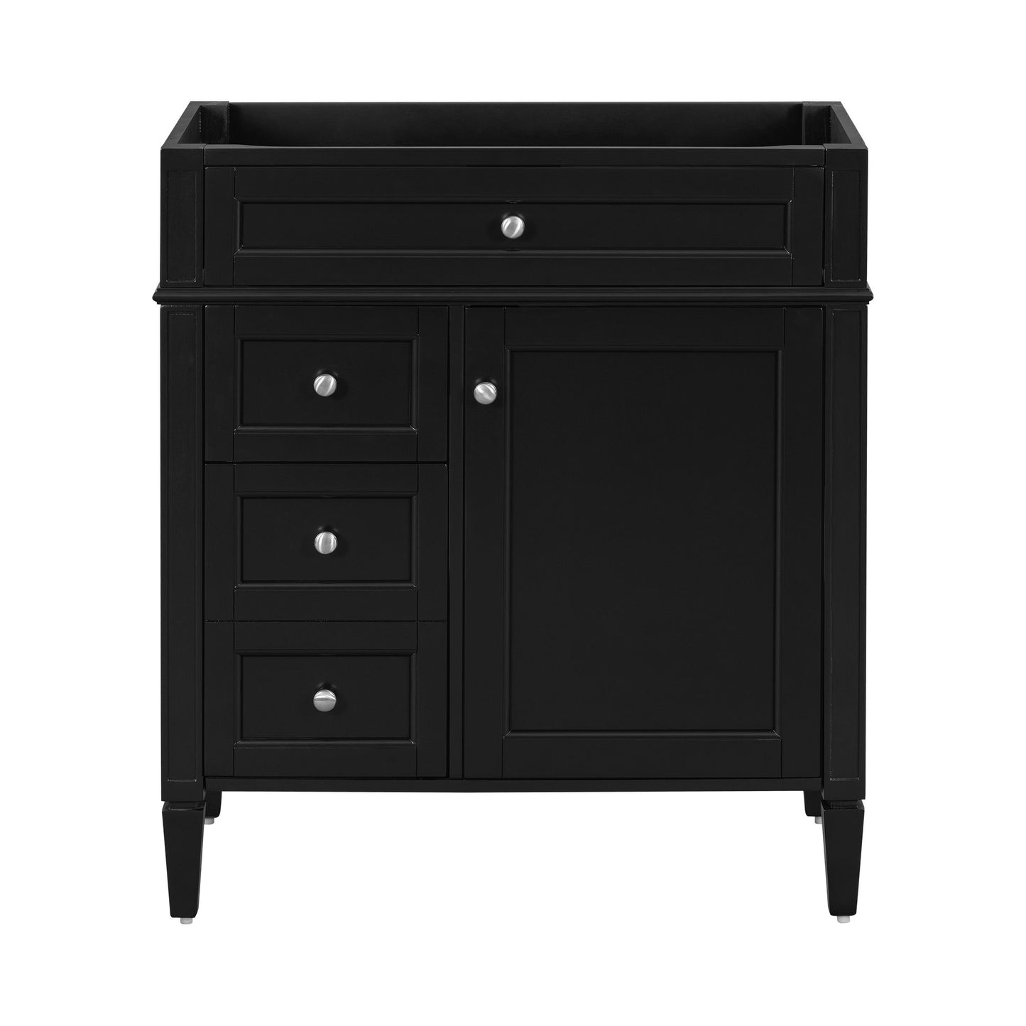 Bathroom Vanity With 2 Drawers And Tip-Out Drawer, Storage Cabinet