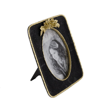 Vintage Photo Frame - Gold / Black