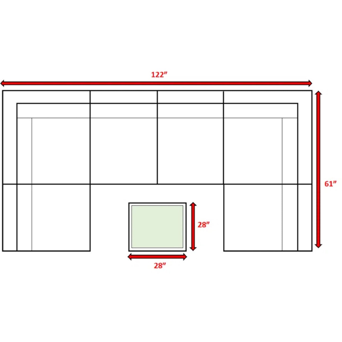 Seating Set With Cushions Handcrafted Wicker Design