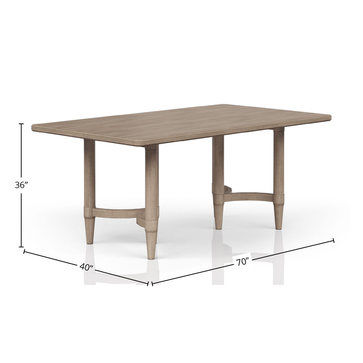 Counter Height Dining Table Colored - Sand
