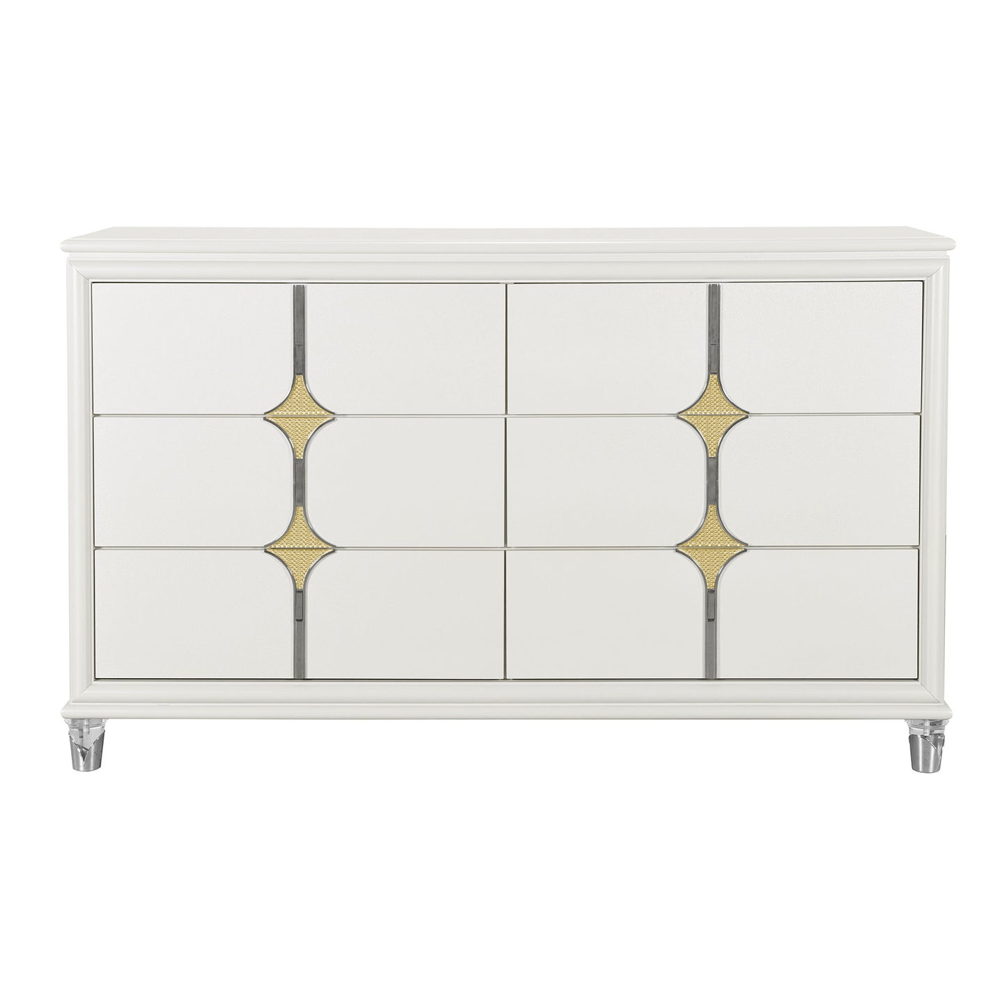 Uriuni - Dresser - Gold / White