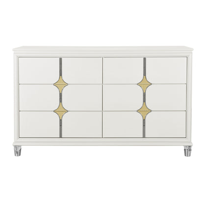 Uriuni - Dresser - Gold / White