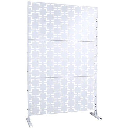 Outdoor & Indoor Metal Privacy Freestanding Decorative Screen