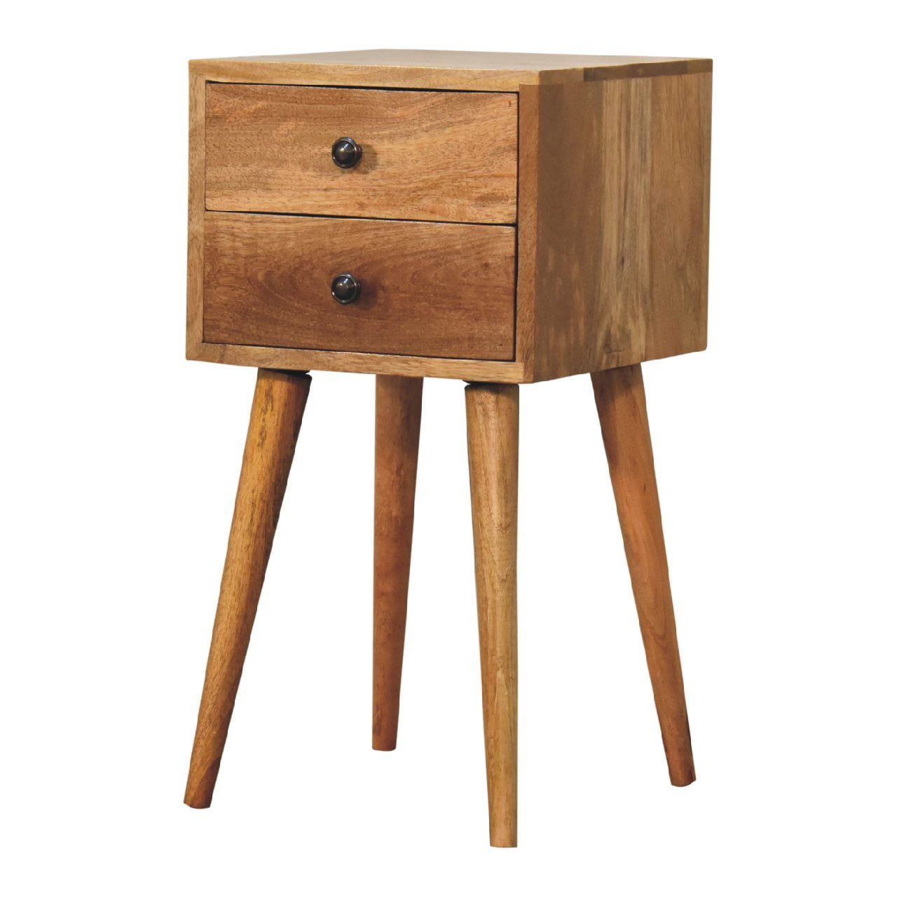 Mini 2 Drawer Nightstand