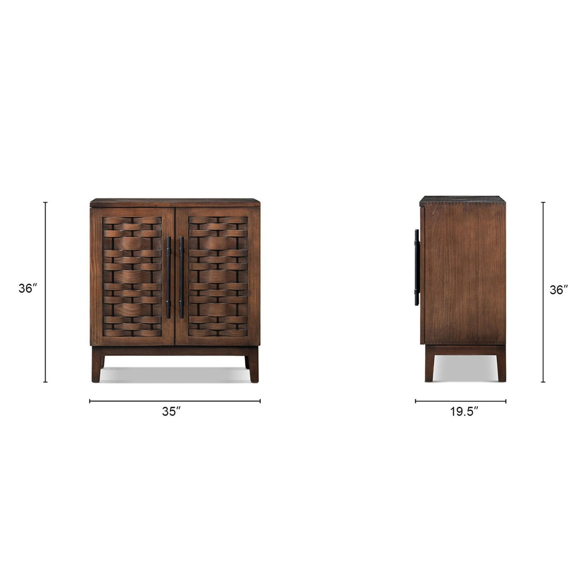 Koa - Cabinet - Dark Brown