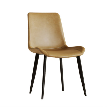 Dining Chairs With Carbon Steel Legs (Set of 4) - Brown