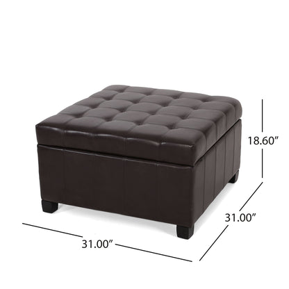 Isabella - Contemporary Ottoman With Storage