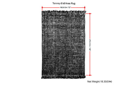Tenney - 6' X 9' Area Rug - Gray / Blue