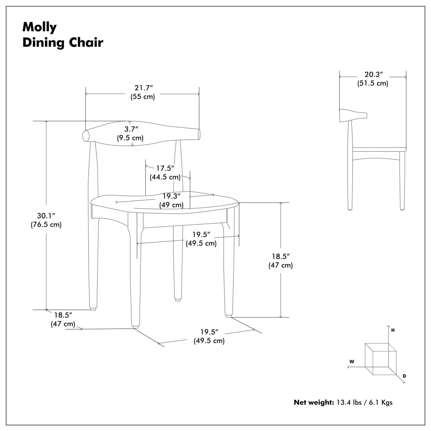 Molly - Upholstered Dining Chair (Set of 2)